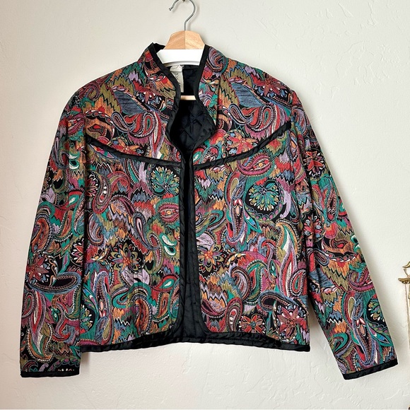 Vtg Quilted Jacket - Picture 1 of 6